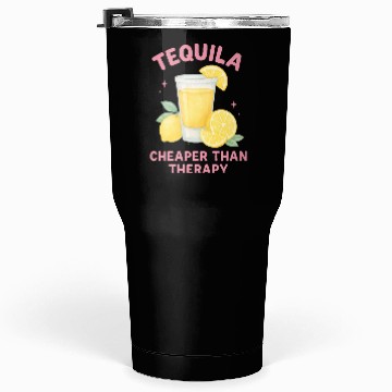 Discover Tequila therapy Lemon Summer Tumblers 30 Oz