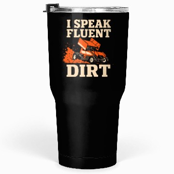 Discover Sprint Car Racing Dirt Track Speed Oval Race Tumblers 30 Oz