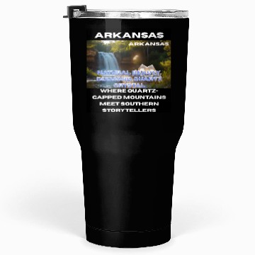 Discover Arkansas Natural Art Tumblers 30 Oz