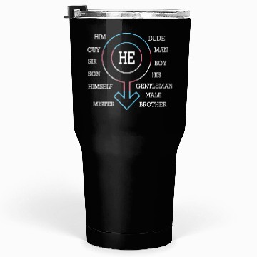 Discover Gender Neutral Pride Month Gender Pronouns Tumblers 30 Oz