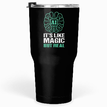 Discover AI Artificial Inelligence Data Science Tumblers 30 Oz