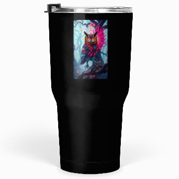 Discover Electric Dream Owl Tumblers 30 Oz
