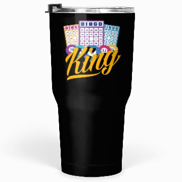 Discover Bingo King Bingo Player Fun Vibes Tumblers 30 Oz