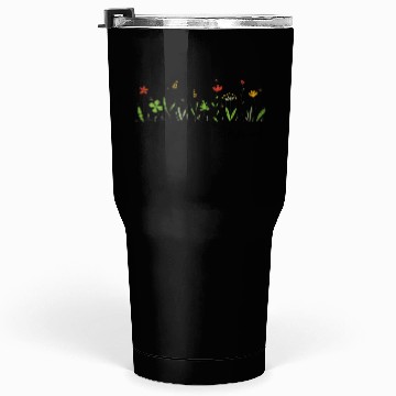 Discover wild and untamed wildflowers nature Tumblers 30 Oz
