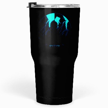 Discover Royal Blue Lightning shadow Tumblers 30 Oz