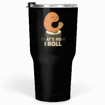 Discover Cute Sushi Shrimp Roll Illustration Tumblers 30 Oz