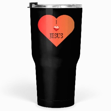 Discover I Love Jesus Heart Design Tumblers 30 Oz