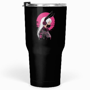 Discover Futuristic Cyberpunk Girl Tumblers 30 Oz