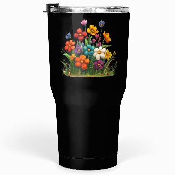 Discover Vibrant Spring Blossom Garden Design Tumblers 30 Oz