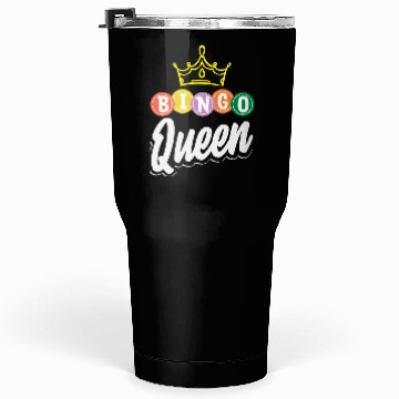 Discover Bingo Queen Bingo Player Royalty Tumblers 30 Oz