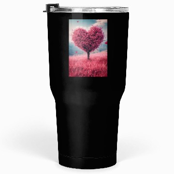 Discover Romantic Heart Tree in Bloom Tumblers 30 Oz