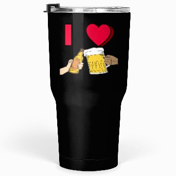 Discover I LOVE BEER #1 Tumblers 30 Oz