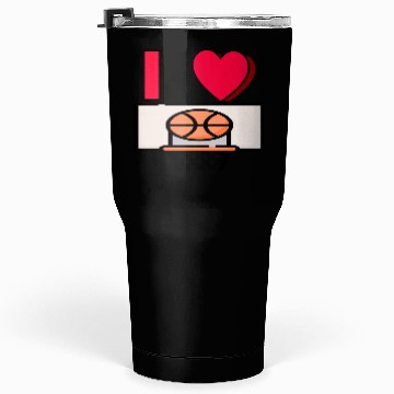 Discover I LOVE BASKETBALL #2 Tumblers 30 Oz