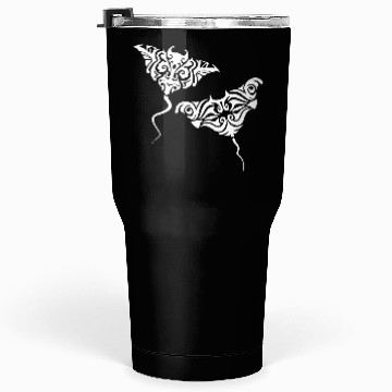 Discover Intricate Butterfly Tribal Pattern Tumblers 30 Oz