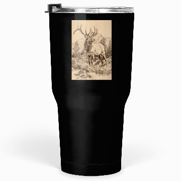 Discover elk in the mountains Tumblers 30 Oz