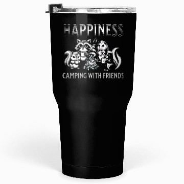 Discover Happiness is Camping With Friends Tumblers 30 Oz