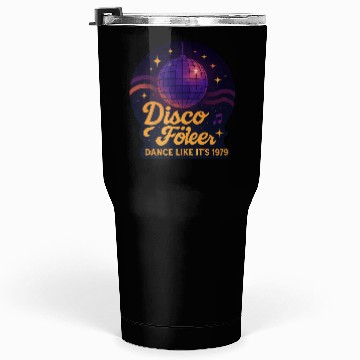 Discover Disco Foiler 1970s Dance Tumblers 30 Oz