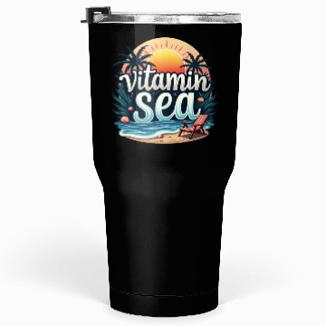 Discover Sunset Beach Relaxation Design Tumblers 30 Oz