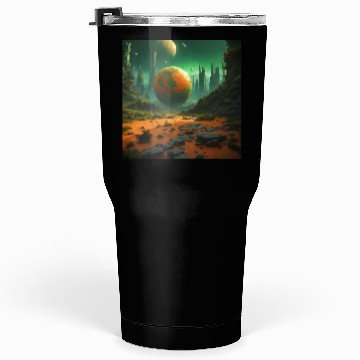 Discover Sci-Fi Futuristic Alien Planet Landscape Tumblers 30 Oz