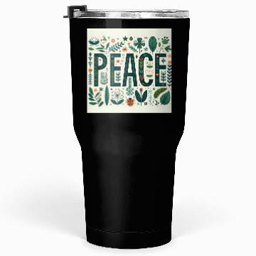 Discover Peaceful Botanical  Tumblers 30 Oz