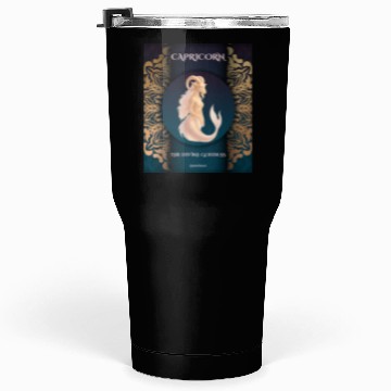 Discover Capricorn Divine Goddess Illustration Tumblers 30 Oz
