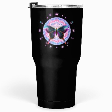 Discover Mystical Butterfly Mandala Design Tumblers 30 Oz