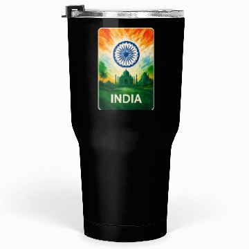 Discover India Landscape Design Tumblers 30 Oz