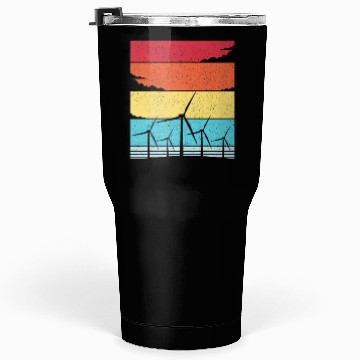 Discover Wind Energy Earth Day Wind Turbine Tumblers 30 Oz
