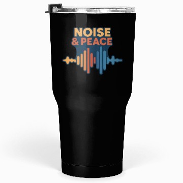 Discover Peaceful Sound Wave Illustration Tumblers 30 Oz
