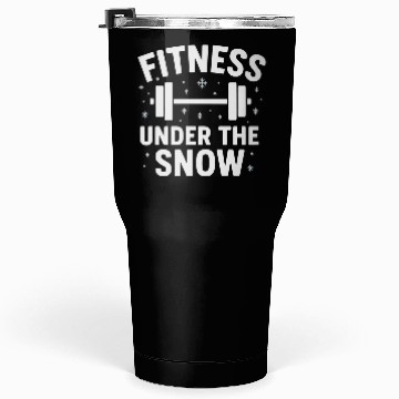 Discover Fitness Under the Snow Winter Tumblers 30 Oz