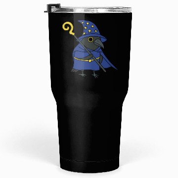 Discover Mystical Wizard Raven Illustration Tumblers 30 Oz