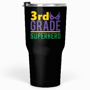 Discover 3rd Grade Superhero Tumblers 30 Oz