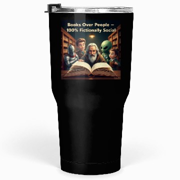 Discover Fictional Alien and Wizard Book Lovers Tumblers 30 Oz