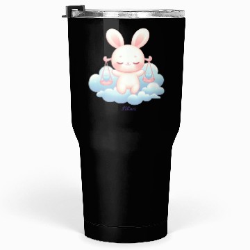 Discover Sweet Bunny Libra Illustration Tumblers 30 Oz