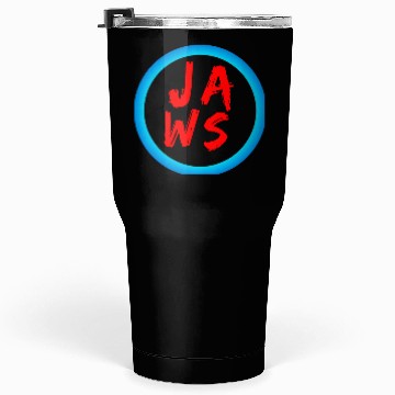 Discover Vibrant Graffiti Style JAWS Logo Tumblers 30 Oz
