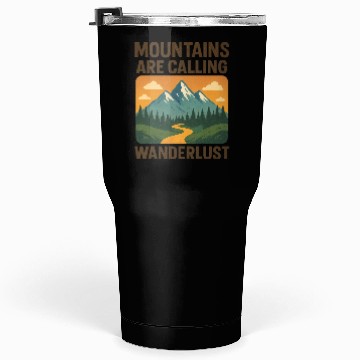 Discover Mountain Call Wanderlust Design Tumblers 30 Oz