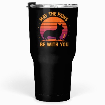 Discover May the Paws Be With You Retro Corgi Tumblers 30 Oz