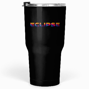Discover Galaxy Rainbow Eclipse Text Design Tumblers 30 Oz