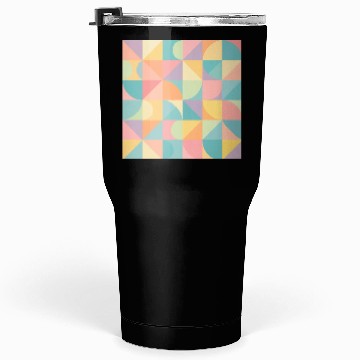 Discover Pastel Geometric Pattern for Modern Apparel Tumblers 30 Oz