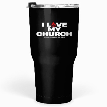 Discover I Love my Church - Red Tumblers 30 Oz