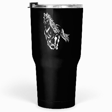 Discover Dynamic Running Horse Silhouette Tumblers 30 Oz