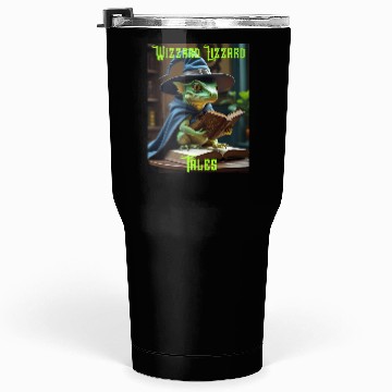 Discover Enchanting Wizzard Lizzard Tale Design Tumblers 30 Oz