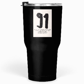 Discover Psalm 91 Minimalist Christian typography poster Tumblers 30 Oz