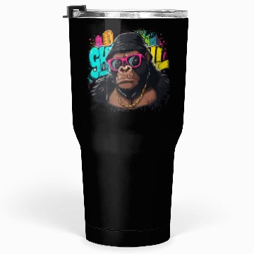 Discover Urban Gorilla Graffiti Cool Style Tumblers 30 Oz