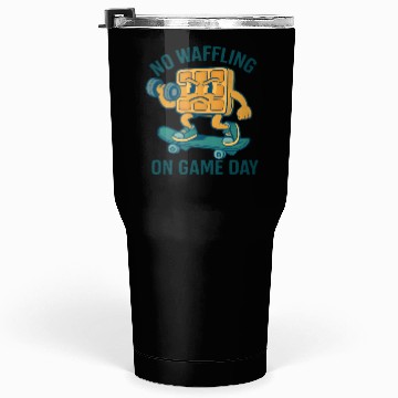 Discover Waffle Character Skateboard Design Tumblers 30 Oz
