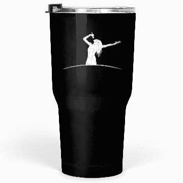 Discover Singing woman with round line Tumblers 30 Oz