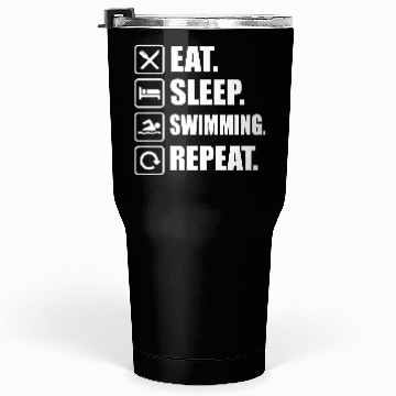 Discover Lifestyle Routine Swimming Motivation Graphic Tumblers 30 Oz