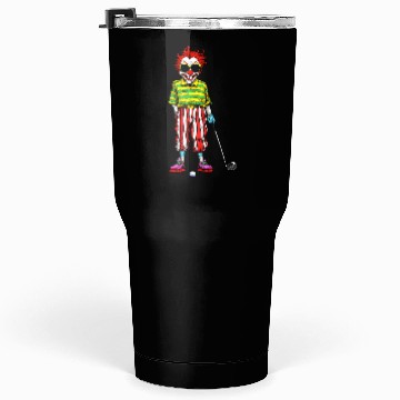 Discover Clowns Golf Tumblers 30 Oz