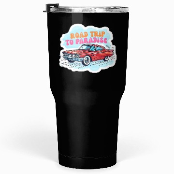 Discover Vintage Classic Car Road Trip Design Tumblers 30 Oz