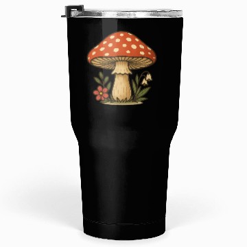 Discover Whimsical Mushroom Illustration Tumblers 30 Oz